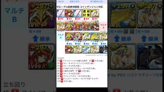 【パズドラ】ゼローグ∞高速周回編成 両サレーネ コインダンジョン対応