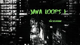 HackerRank: Java Loops 1