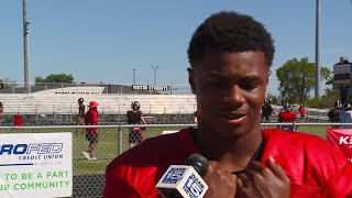 Daveon Surry full interview at Bishop Luers football practice on 9/4/24