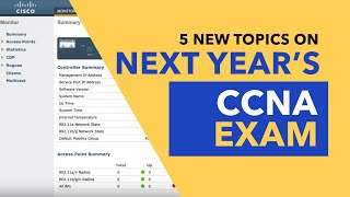 5 NEW Topics on Next Year's CCNA Exam (200-301)