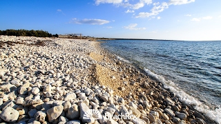 beach Kolanjsko blato, Kolan, island Pag, Croatia