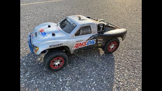 Slash 4x4 brushed speed run 29.7 mph (worlds fastest)