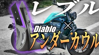 【レブル250 カスタム】DiabloのアンダーカウルをRebel250に取り付けるぞ!!『サイドメーター化と併用する』