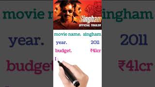 Singam movie budget box office collection #ytshorts #shorts #boxofficecollection
