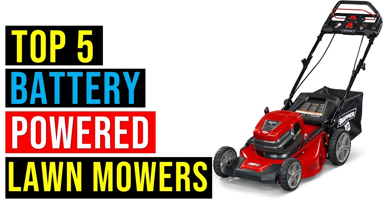 Best Battery Powered Lawn Mowers 2022-2023 | Top 5 Battery Lawn Mowers ...