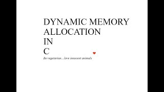 6 Dynamic Memory Allocation | Anonymous Memory | Dangling pointer in C