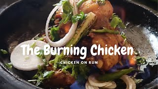 The Burning Chicken- Chicken on RUM- #Cooking With Rum #Alcohol #Rum #food #cooking #chicken