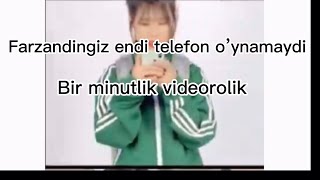 #youtube farzandingiz endi telefon oynamaydi