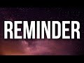 The Weeknd - Reminder (Lyrics)