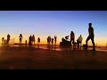 Time lapse sunset at Hermosa Beach Pier