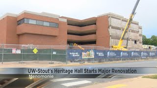 UW-Stout's Heritage Hall renovations officially kick off, aims for 2028 completion
