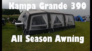 Kampa / Dometic Grande 390 Setting Up & Taking Down & Review