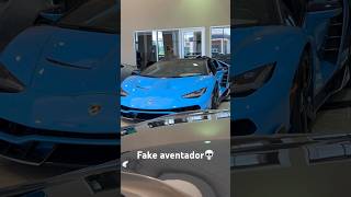 Why’d they make a fake aventador?🤔