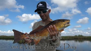 Sabine Lake on a Warm Winter Day