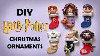 Harry Potter DIY Christmas Ornaments | Polymer Clay Tutorial