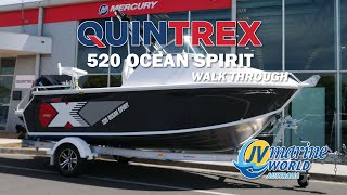 Quintrex 520 Ocean Spirit - Walk Through Video