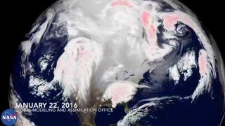 NASA | Supercomputer Model Shows the Flow of #Blizzard2016