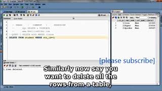SQL tutorial 35 DELETE and TRUNCATE how to delete data from a table computer tips and triks pro