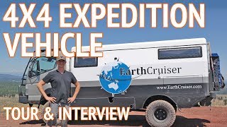4x4 Mitsubishi Fuso Camper Tour | EarthCruiser Expedition Vehicle
