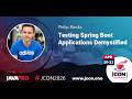 Testing Spring Boot Applications Demystified | Philip Riecks (EN)