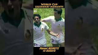 Manuel Negrete 🇲🇽 SCISSORS KICK! – México 🇲🇽 v Bulgaria 🇧🇬 (1986) | #Shorts