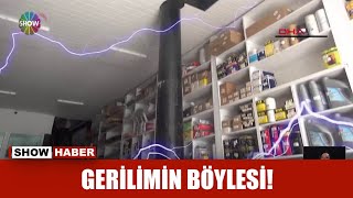 Dükkanın ortasında yüksek gerilim direği var!