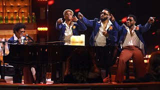 Bruno Mars Anderson Paak Silk Sonic- Leave The Door Open Live From The Iheartradio Music Awards