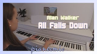 ALL FALLS DOWN - ALAN WALKER (feat. Noah Cyrus with Digital Farm Animals) | Pianoemie cover