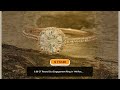 0.50 CT Round Cut Engagement Ring in 14k Rose Gold, Forever One Moissanite Engagement Ring, Diamo...