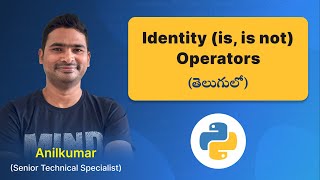 P46 - Python Identity Operators [తెలుగు]