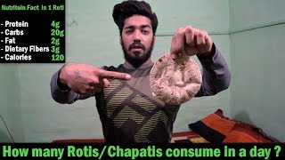 How many Rotis/Chapatis Eat in a Day ? (Men/Women) | Health Fitness Bodybuilding Tips