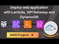 Deploying Serverless Web Application on AWS: S3, API Gateway, Lambda, DynamoDB, and CloudFront