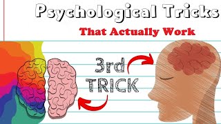 Psychological Tricks That Actually Work, Psychological Techniques, Psychological Facts