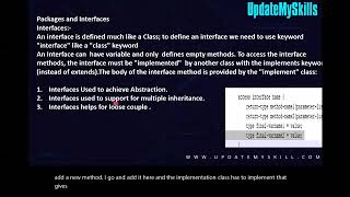 Packages and Interfaces in Java | Core Java OOP Concepts for Beginners