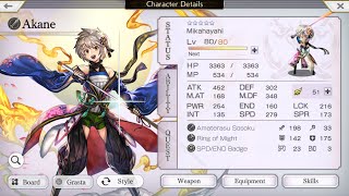 Another Eden 2.9.500 AS Akane WITH Manifest 5* Review, Skills And Gameplay! Better Than Big Brother!