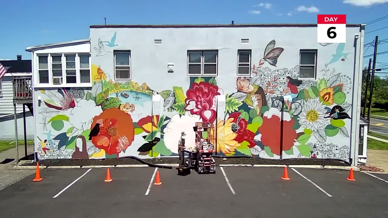 Time Lapse Mural Painting Youtube
