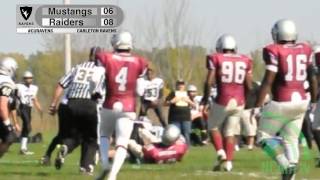 NCAFA 2014 - Week 6 Bantam - South Ottawa Mustangs vs South Gloucester Raiders