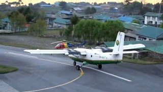 世界一危険な空港から離陸する瞬間1