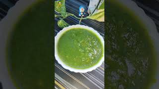 स्वादिष्ट हरी चटनी बनाने का सबसे आसान तरीका। Green Chutney Recipe #shorts