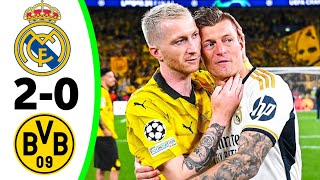Real Madrid vs Borrusia Dortmund 2-0 Champions League Final 2024 Highlights & Goals