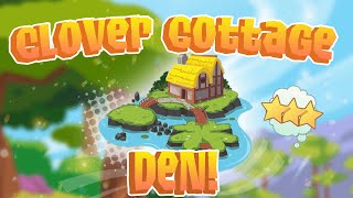 DECORATING THE CLOVER COTTAGE DEN • AJPW SPEED DEN DECORATING • ANIMAL JAM PLAY WILD • ajpw