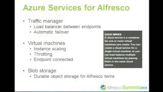 Alfresco Summit 2014: San Francisco Lightning Talks Session #1