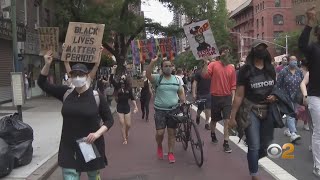 Protesters Demand NYPD Budget Cuts As Demonstrations Continue Into Third Week
