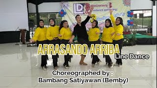 Arrasando Arriba - Line Dance - Demo by : Thie Class Rupa Rupi with Bambang Satiyawan (Bemby)