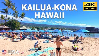 Kailua-Kona, Hawaii - 4K Walking Tour | Big Island  USA 🇺🇸 | December 2024