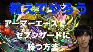 【パズドラ】伝説の樹海セブンザード　アーマーエースで攻略【実況】