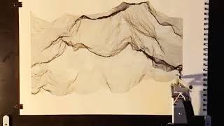 Karl Sluis Mountain Range Plotter Time Lapse