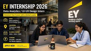 EY Data Analytics and UI/UX Internship 2026 | Apply Now