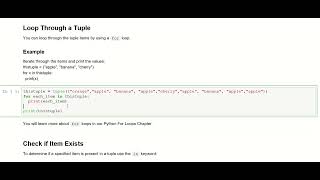 Python Exercise 13 - Python Tuples