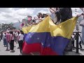 venezuelan opposition leader maria corina machado rides toward anti maduro election protest afp